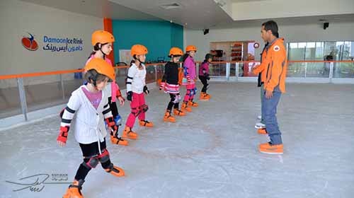 اسکیت روی یخ در کیش
